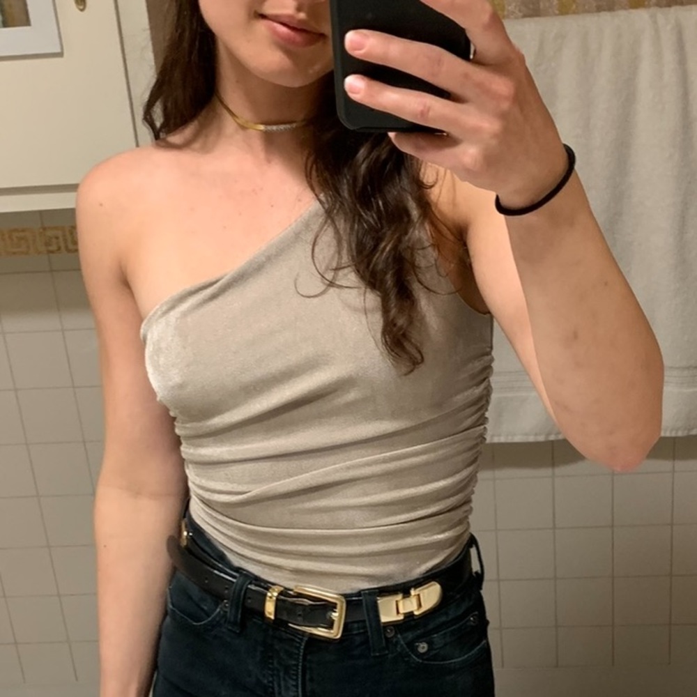 Free people shiny bodysuit